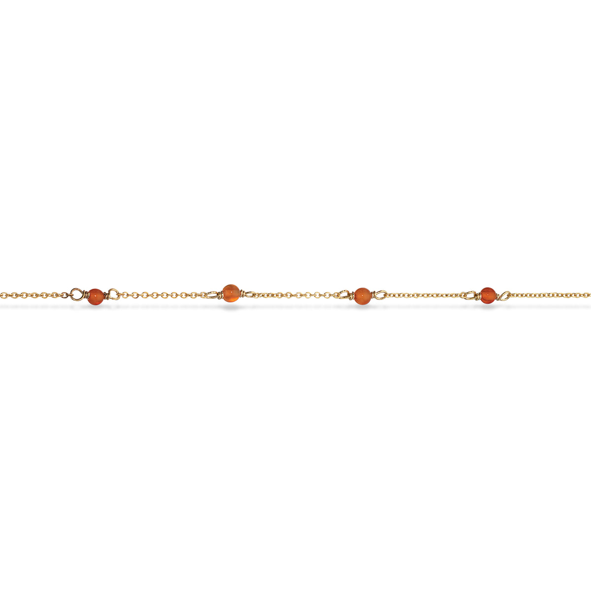 Scrouples - Armbånd forgyldt sølv, Carneol - Model nr:. 610202