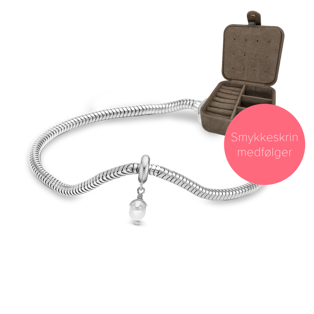 Christina Embrace Sølv Charms armbånd i sølv