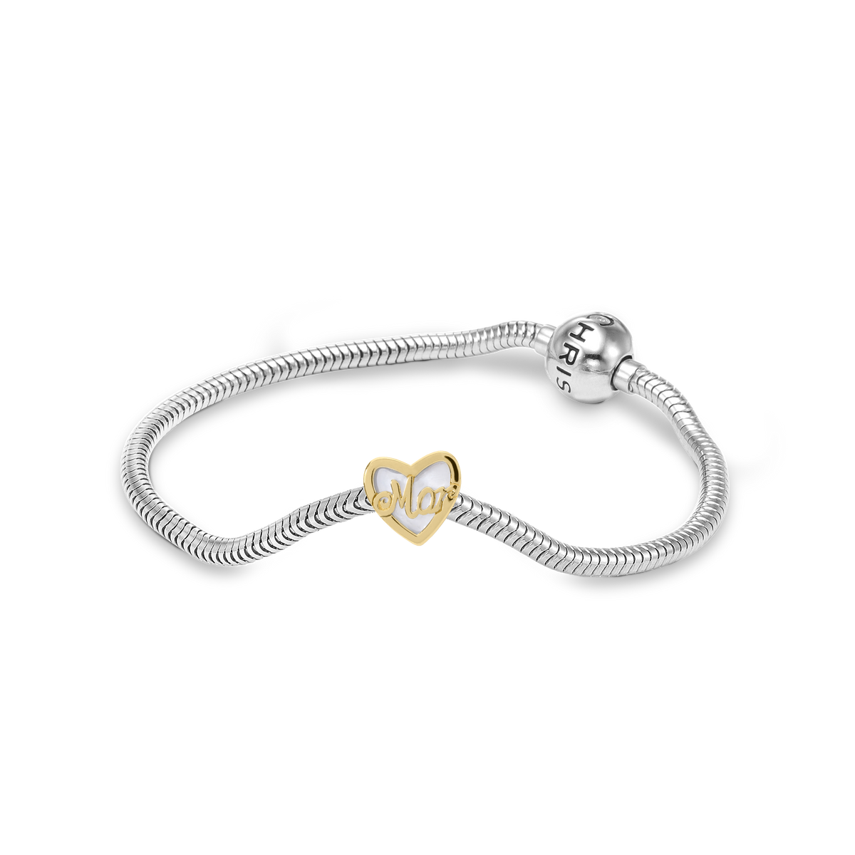 Christina MORS DAG KAMPAGNE armbånd i forgyldt sølv – model 615-MOR24-G