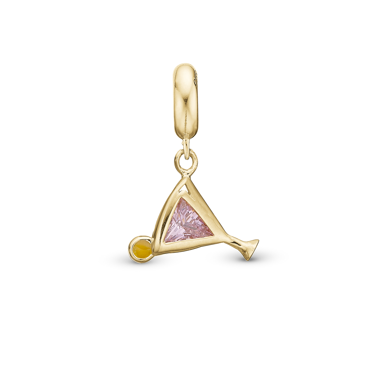 Christina Drink Summer Limited Edition charm 4 mm i forgyldt sølv – model 623-DRINK-G
