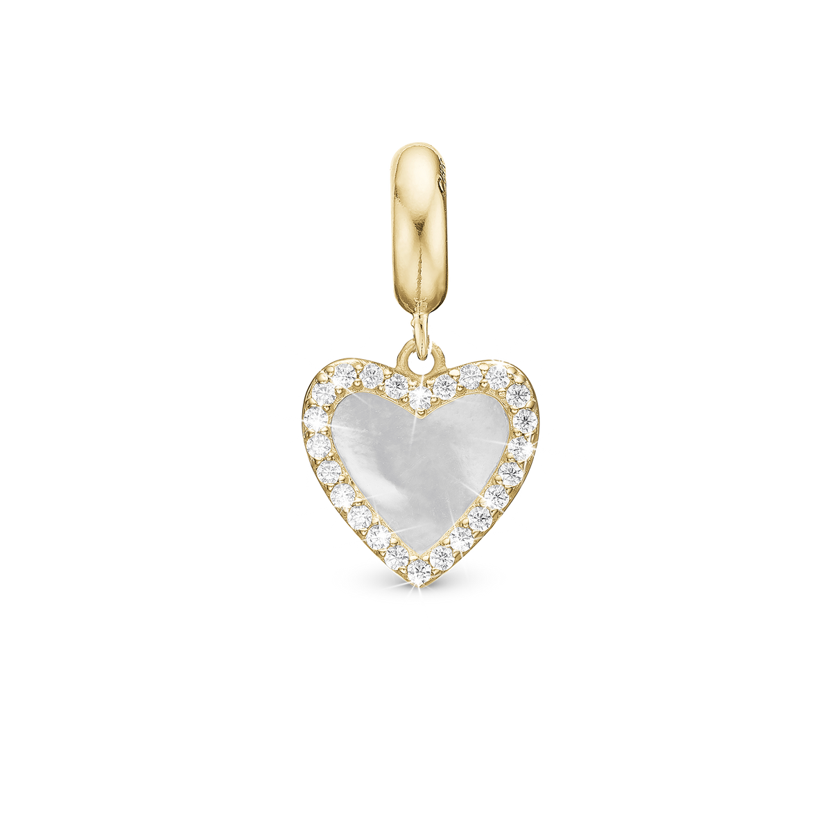 Christina Romance hænger-charm 4 mm i forgyldt sølv – model 623-G329