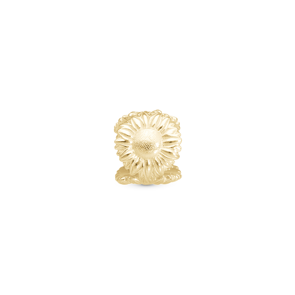 Christina Sunflower charm 4 mm i forgyldt sølv – model 623-G377