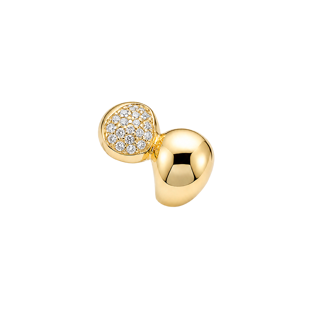 Christina Jewelry - Water Drops charm 4 mm, forgyldt sølv - Model: 623-G404