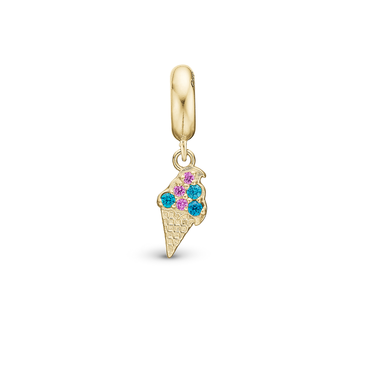 Christina Ice cream Summer Limited Edition charm i forgyldt sølv – model 610-ICECREAM-G
