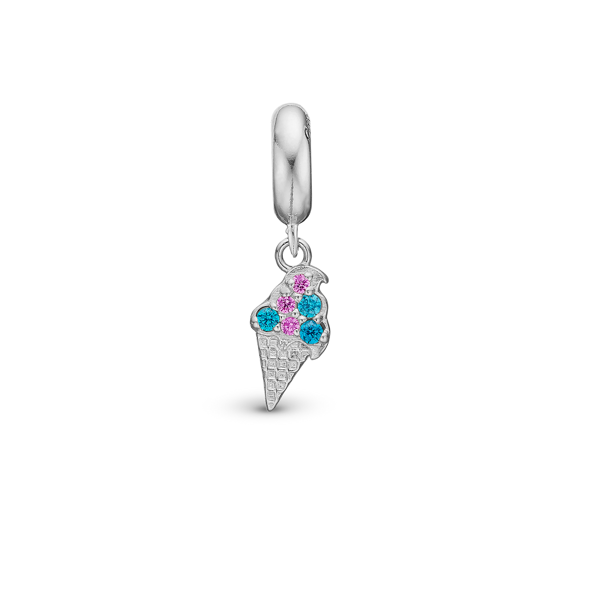 Christina Ice Cream Summer Limited Edition charm 4 mm i sølv – model 623-ICECREAM-S