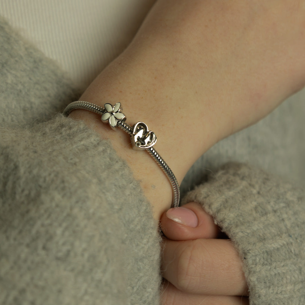 Christina Flower Heaven charm 4 mm i sølv – model 623-S17 – billede 2