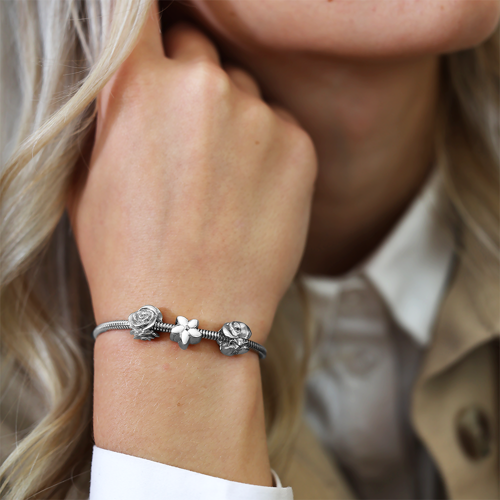 Christina Flower Heaven charm 4 mm i sølv – model 623-S17 – billede 3