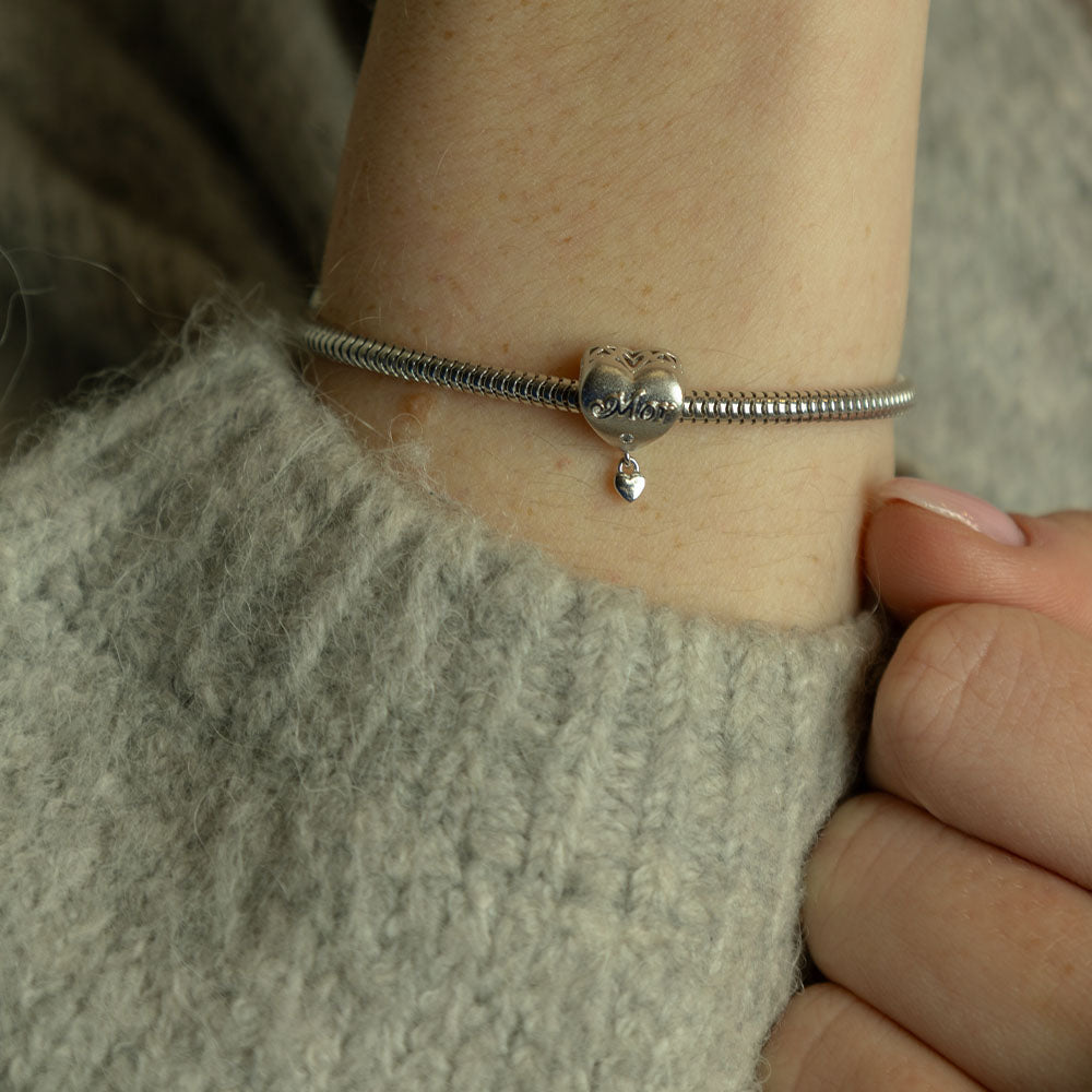 Christina Min Mor charm 4 mm i sølv – model 623-S211 – billede 2