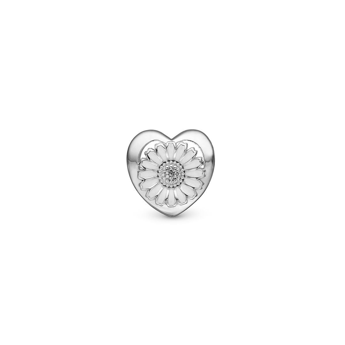 Christina Daisy Flower charm 4 mm i sølv – model 623-S336