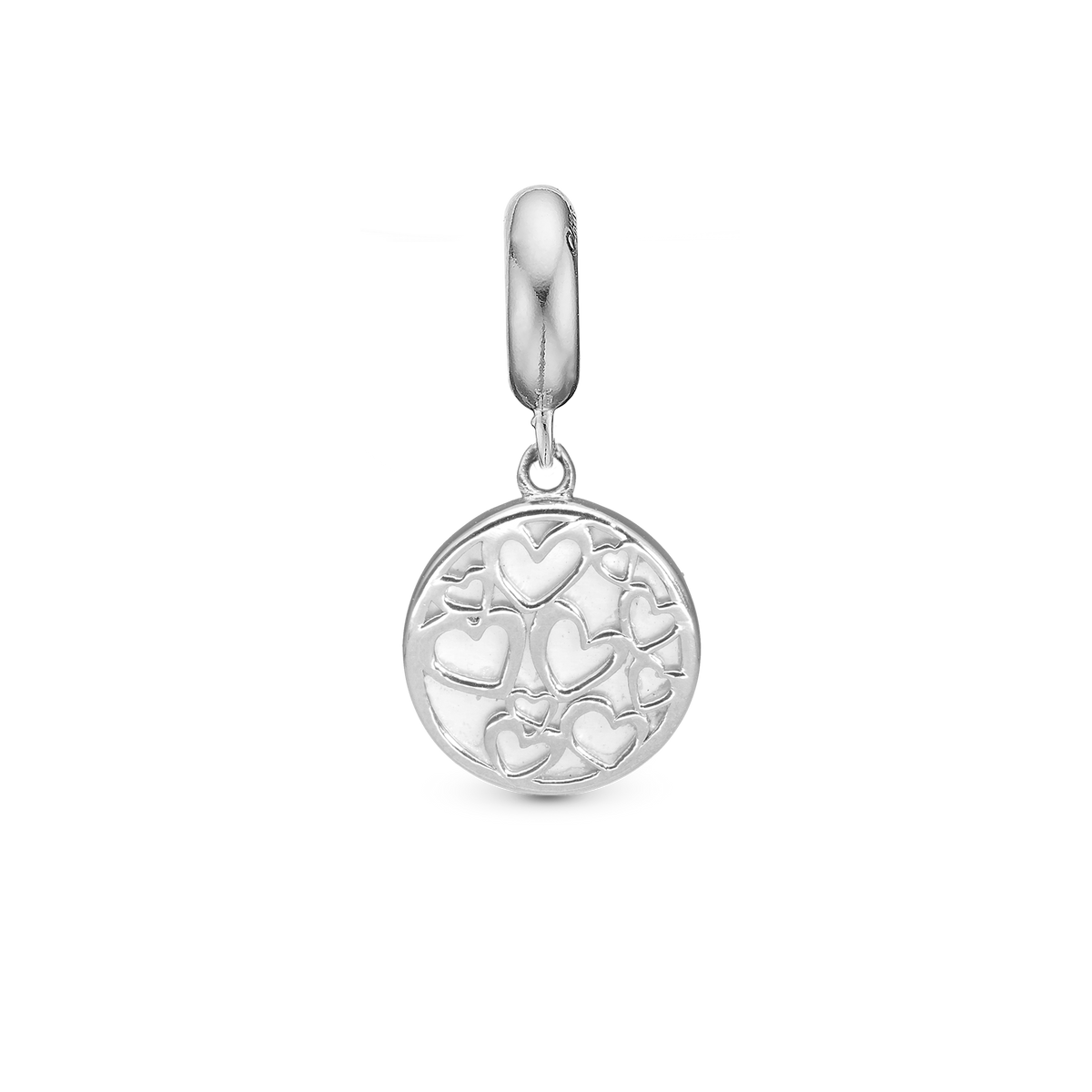 Christina Magic Hearts hænger-charm 4 mm i sølv – model 623-S342