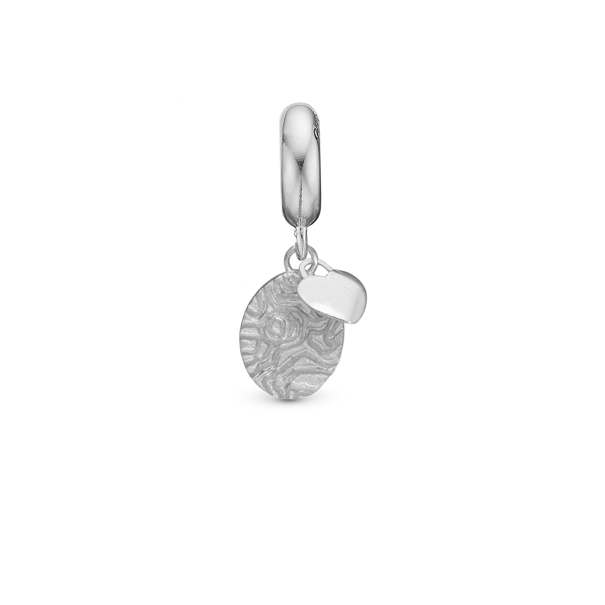 Christina Fingerprint charm 4 mm i sølv – model 623-S370