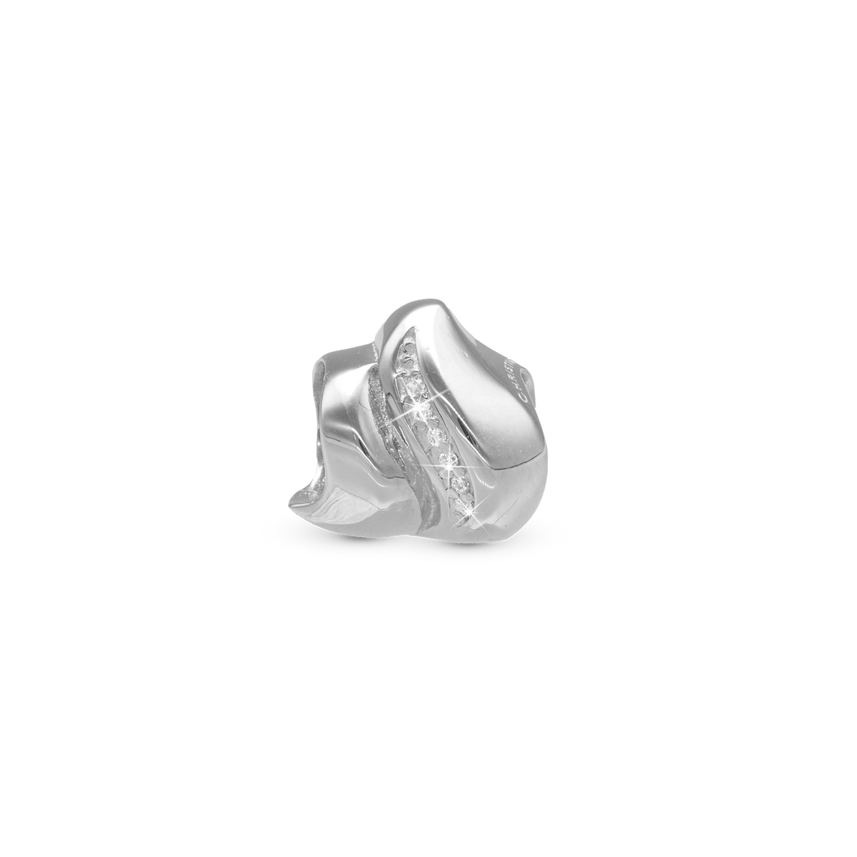 Christina Majestic wave charm 4 mm i sølv – model 623-S379