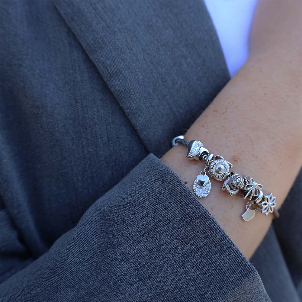 Christina Majestic wave charm 4 mm i sølv – model 623-S379 – billede 2