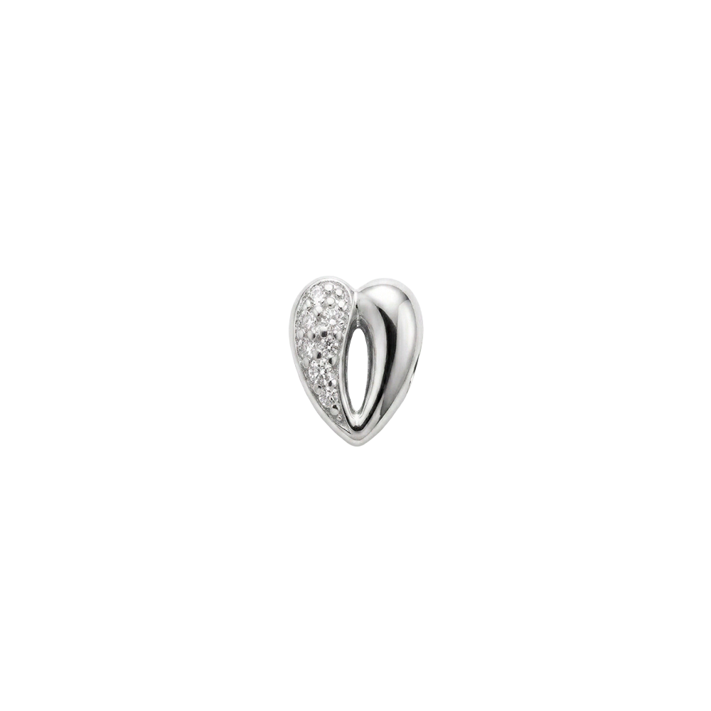 Christina Jewelry - My Heart charm 4 mm, sølv - Model: 623-S408