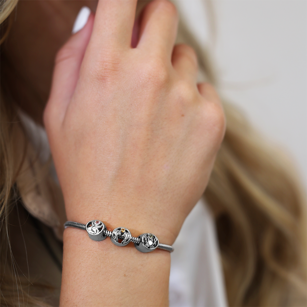 Christina Stjernetegn Tvilling charm 4 mm i sølv – model 623-S58 – billede 2