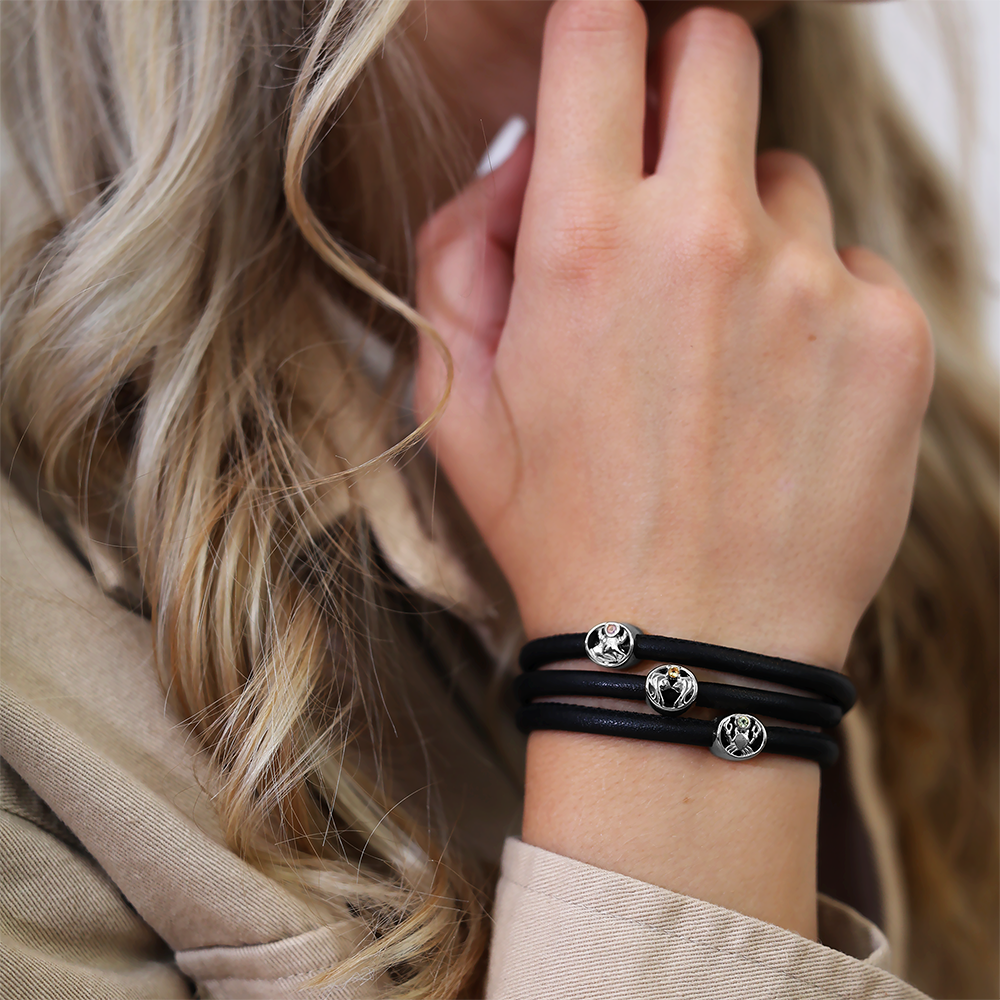 Christina Stjernetegn Tvilling charm 4 mm i sølv – model 623-S58 – billede 3