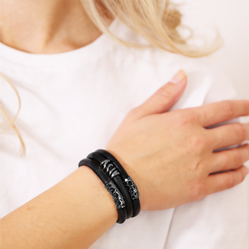 Christina Champagne Love charm i sort sølv – model 630-B81 – billede 2
