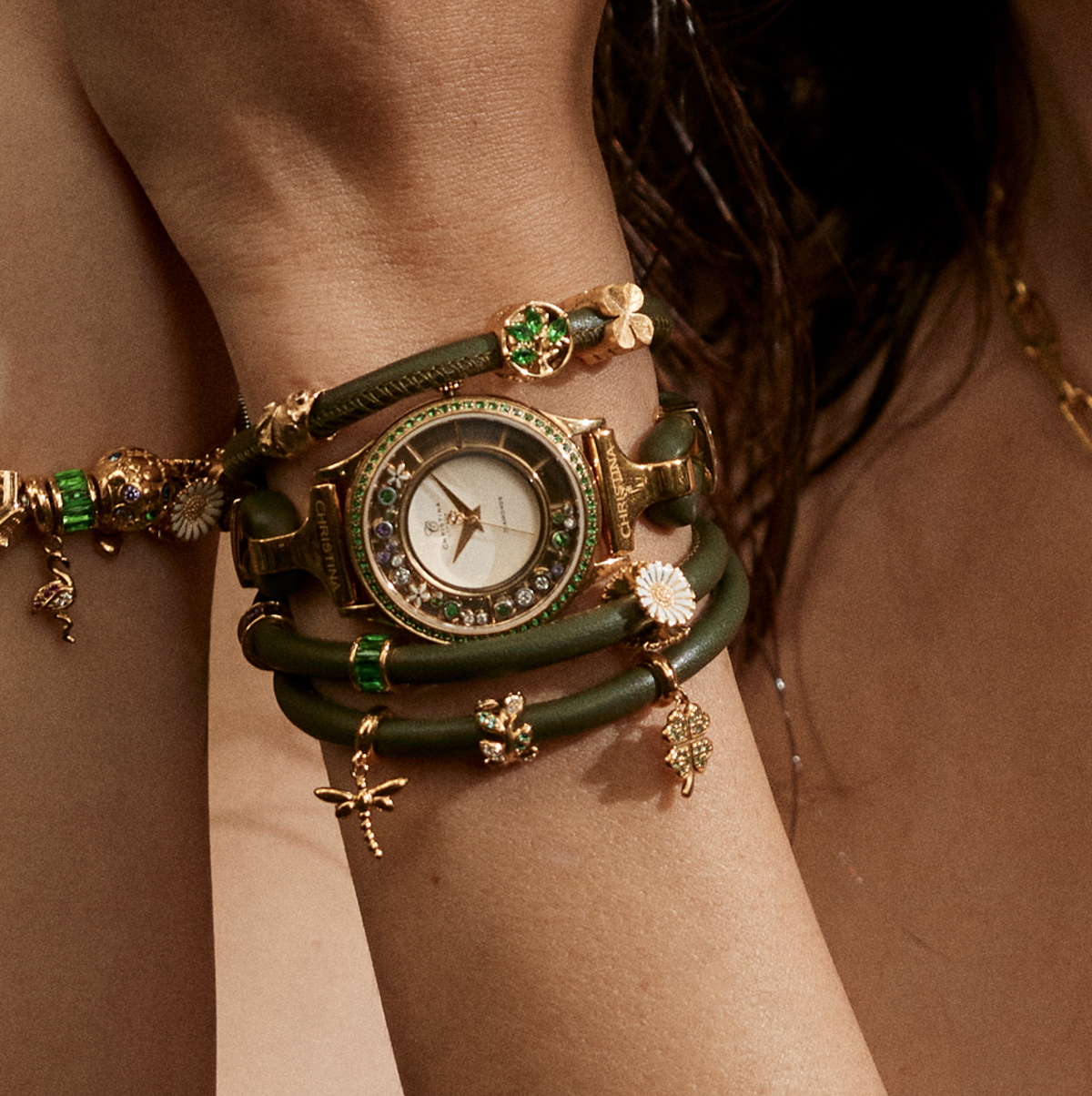 Christina Green Life charm i forgyldt sølv – model 630-G257 – billede 3
