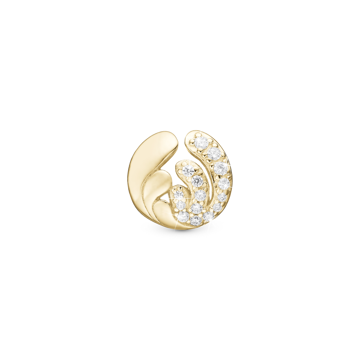 Christina Ocean Splash charm i forgyldt sølv – model 630-G258