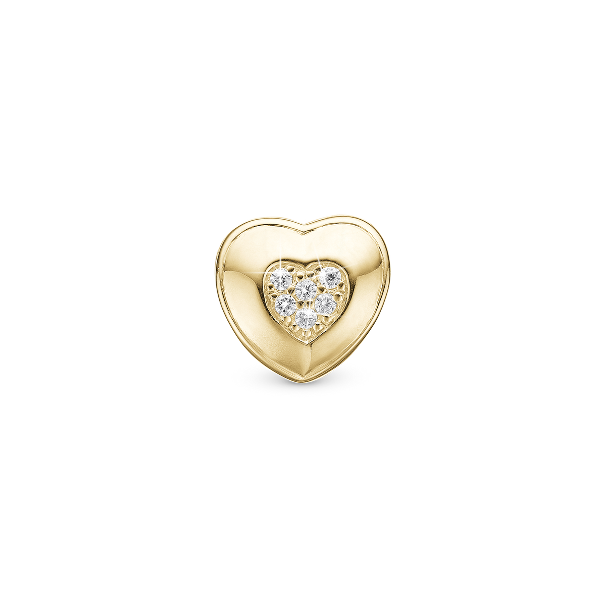 Christina Let Love Shine charm i forgyldt sølv – model 630-G264