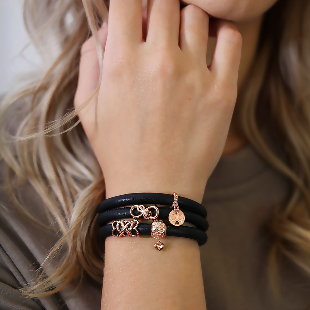 Christina Eternity charm i rosaforgyldt sølv – model 630-R167 – billede 2