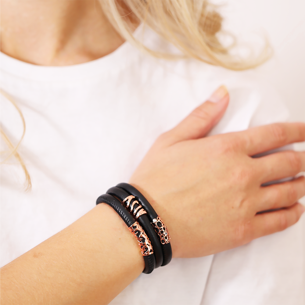 Christina Champagne Love charm i rosaforgyldt sølv – model 630-R81 – billede 2