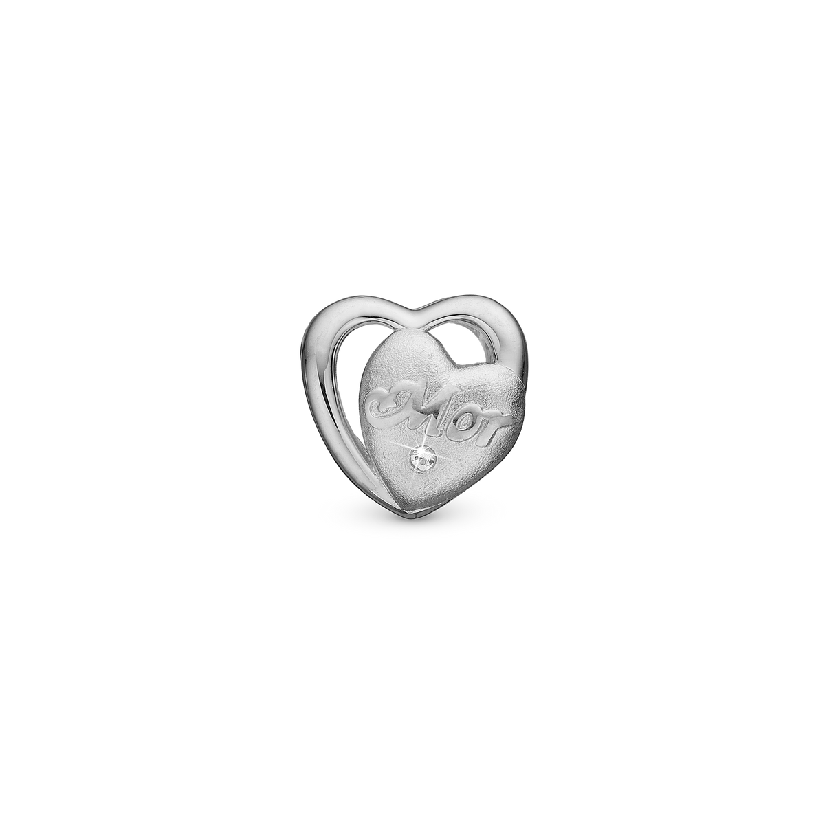 Christina Mor I love You charm i sølv – model 630-S256