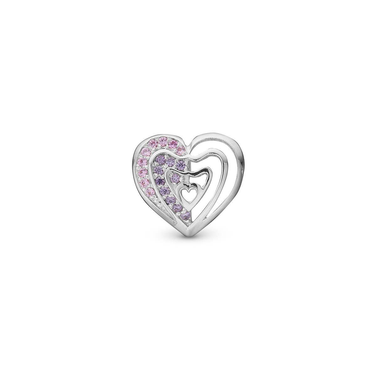 Christina Rainbow Kiss charm i sølv – model 630-S267