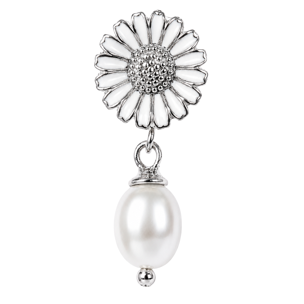 Christina Jewelry - Marguerite Pearl charm 6 mm, sølv - Model: 630-S306