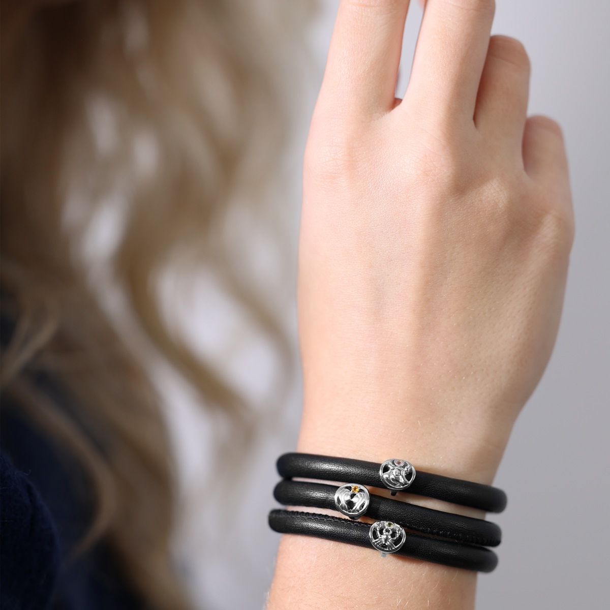 Christina Stjernetegn Krebs charm i sølv – model 630-S67-6 – billede 2
