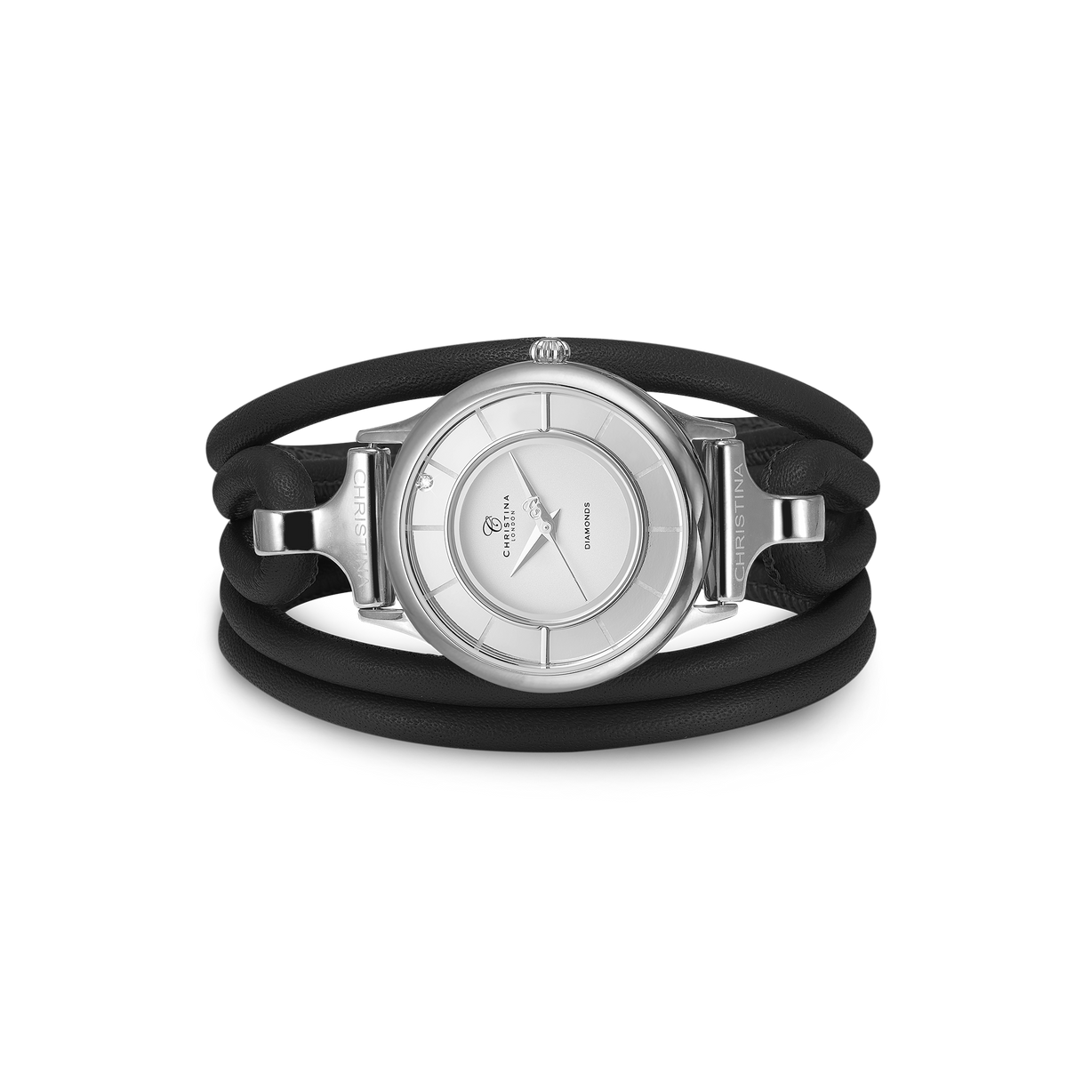 Christina Collect dameur i stål – model 645-JEWEL-SW-6-BLACK – billede 2