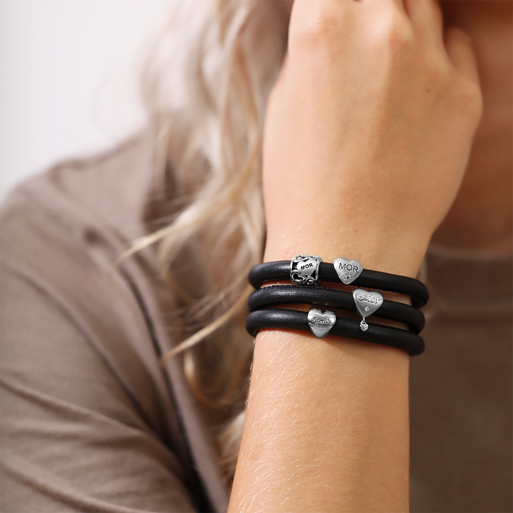 Christina Mor m/ klimavenligere diamant charm i sølv – model 650-S47 – billede 2