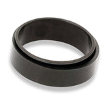 By Billgren - Herrering, sort rustfrit stål, stressring - Model: 5645