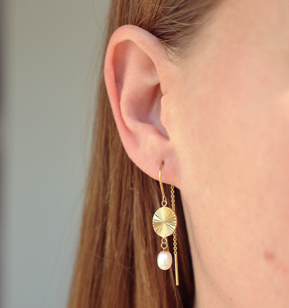 Christina Sparkle Life ørehængere i forgyldt sølv – model 670-G60 – billede 2