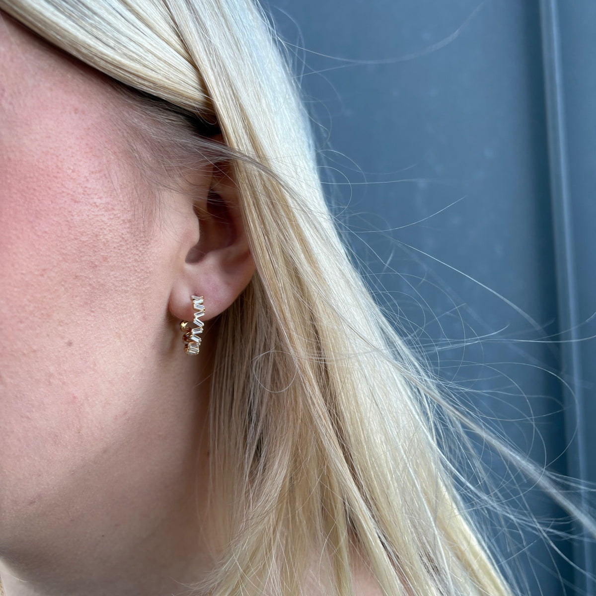 Christina Twist & Shine ørehængere i forgyldt sølv – model 670-G72 – billede 2