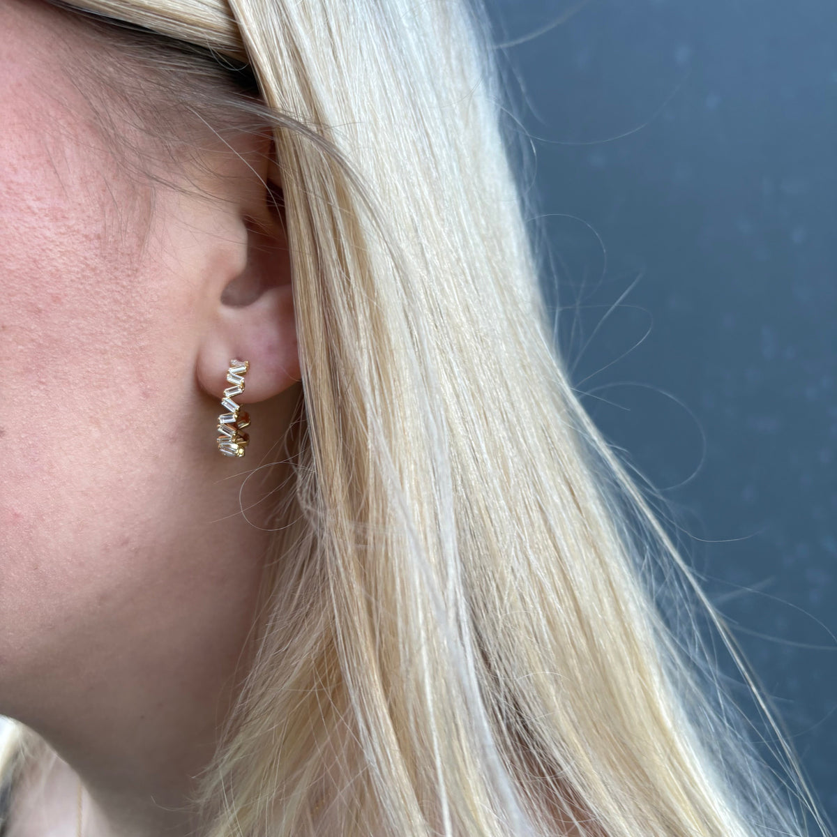 Christina Twist & Shine ørehængere i forgyldt sølv – model 670-G72 – billede 3