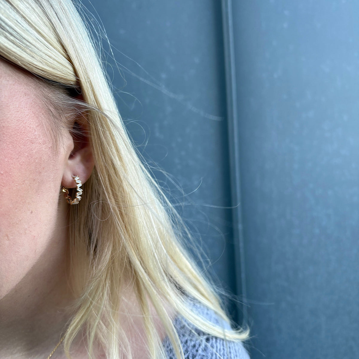 Christina Twist & Shine ørehængere i forgyldt sølv – model 670-G72 – billede 4