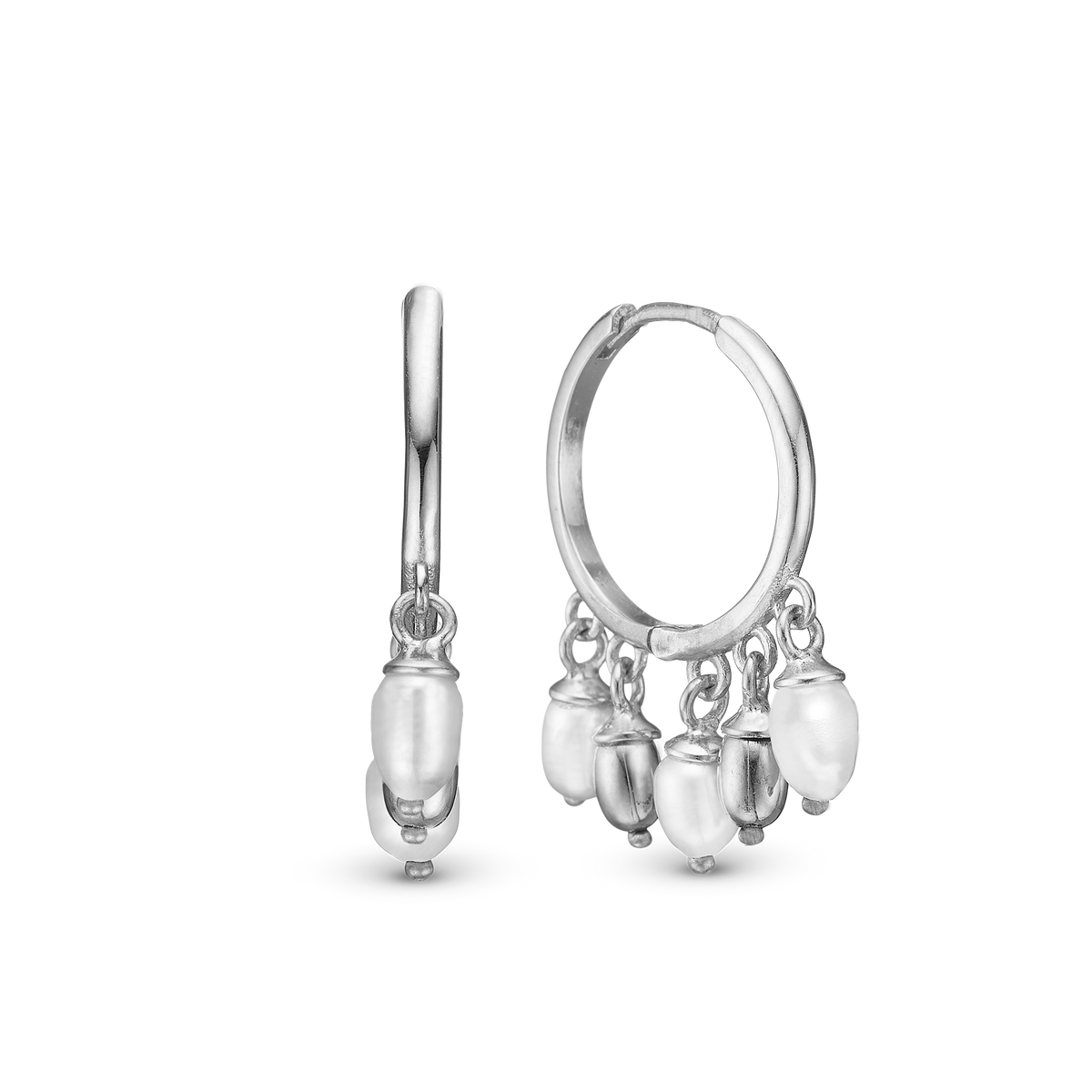 Christina Magic Pearls ørehængere i sølv – model 670-S68