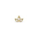 Christina jewelry & watches - Ørestik, forgyldt Flower - Model: 671-G114Flower