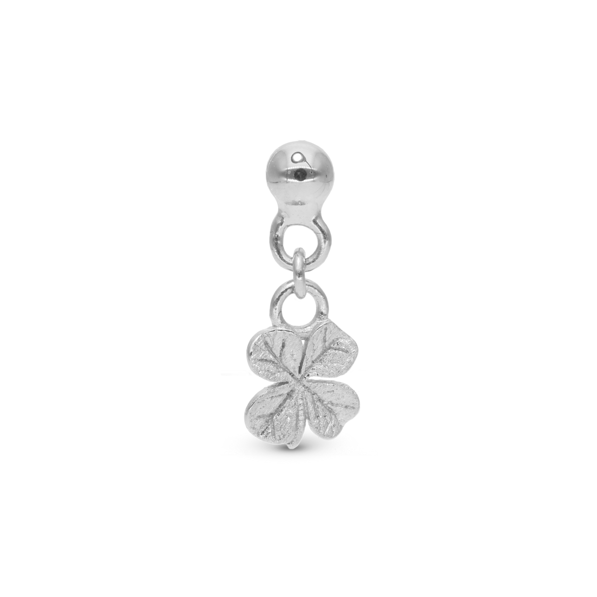 Christina Dangling Four Leaf Clover ørestikker i sølv – model 671-S114DCLOVER