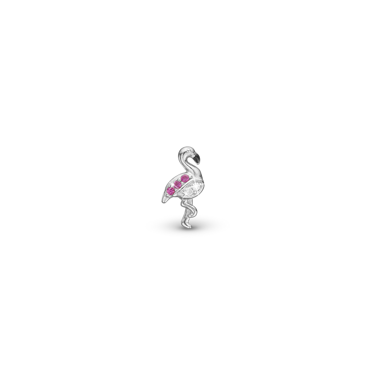 Christina Flamingo ørestikker i sølv – model 671-S114FLAMINGO