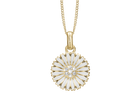 Christina jewelry - Marguerite CZ 15mm, forgyldt vedhæng med zirkoner - Model: 680-G132
