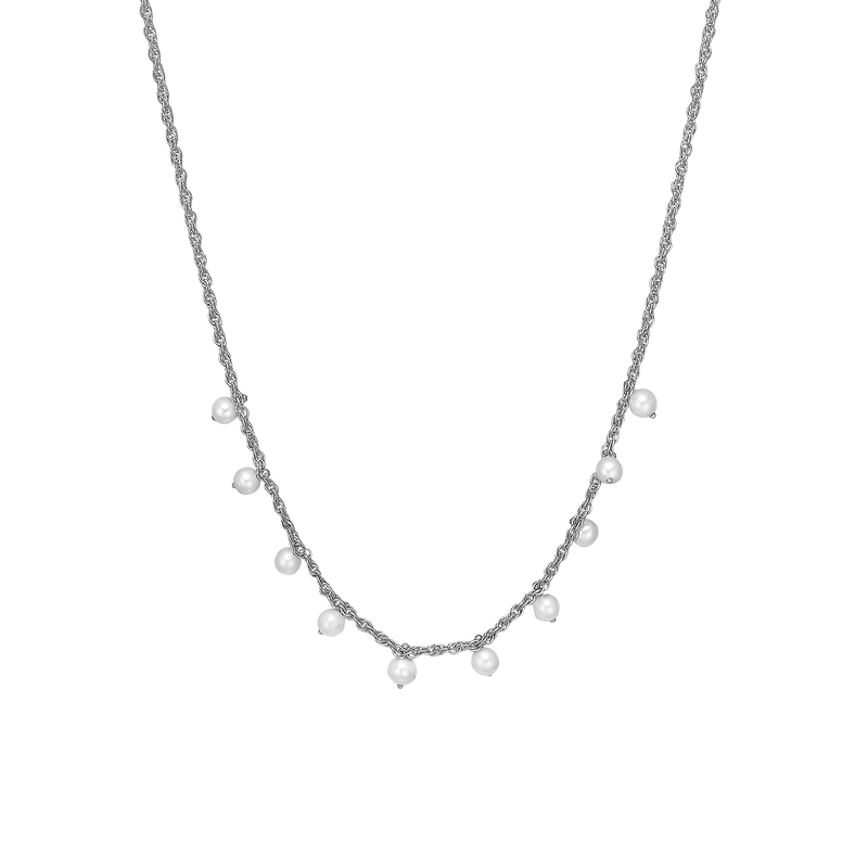 Christina Jewelry - Dangling Pearls, sølv halskæde med ferskvandsperler - Model: 680-S126