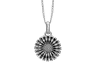 Christina jewelry - Marguerite black 15mm, sølv vedhæng  - Model: 680-S131
