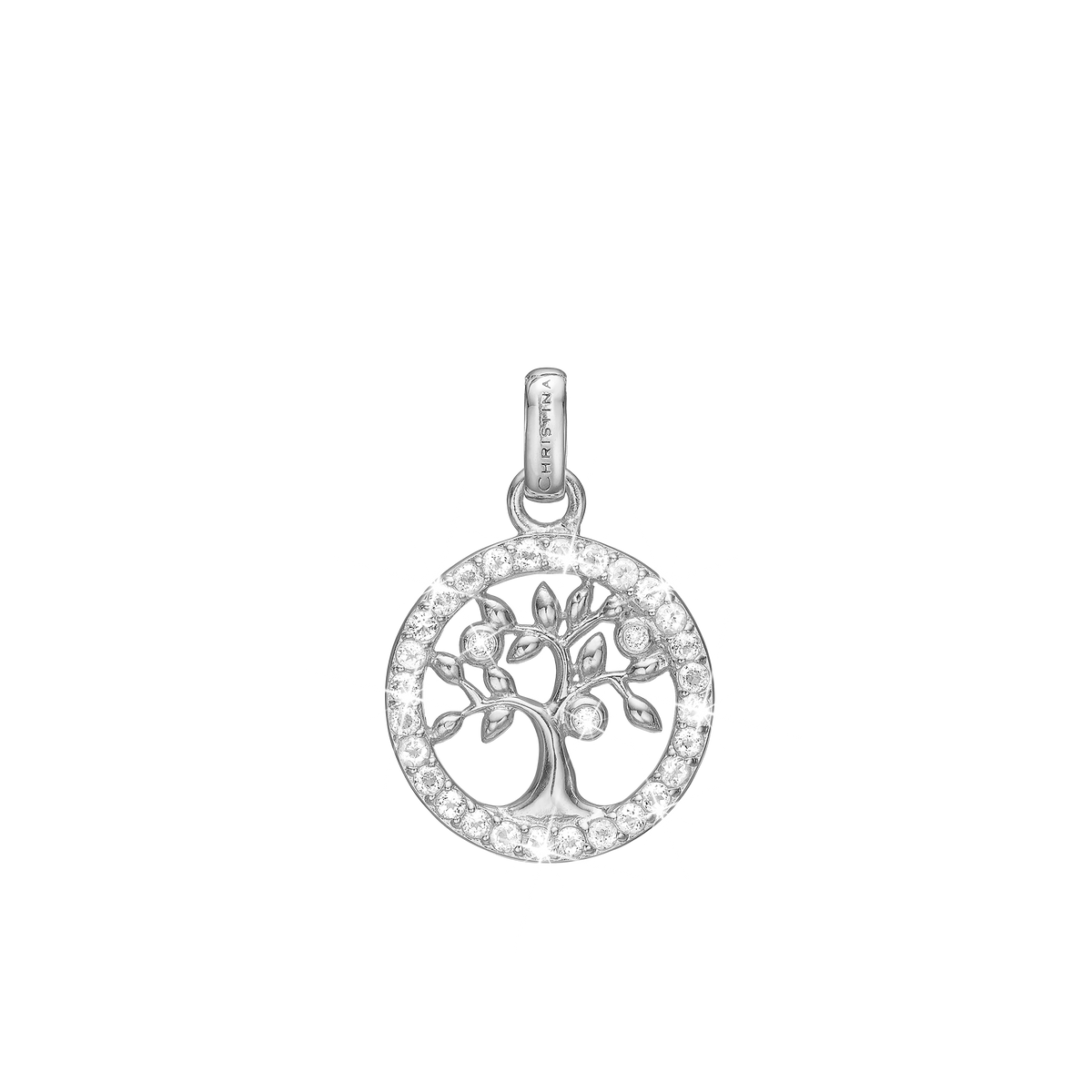 Christina Sparkly Tree of Life vedhæng i sølv – model 680-S54 – billede 2
