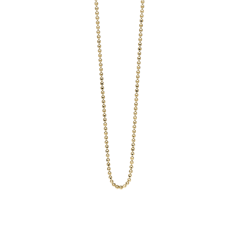 Christina jewelry & watches - Facet kæde, 40+15 cm, forgyldt sølv - Model: 680-SGF55