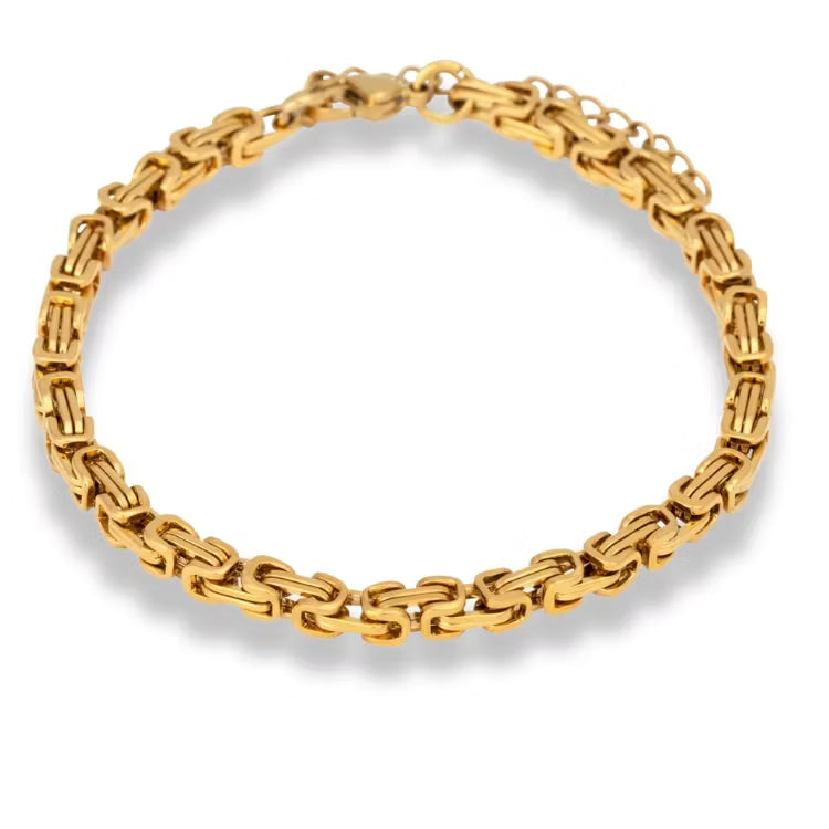 By Billgren - Herre armbånd i forgyldt stål - Modelnr.: 8493