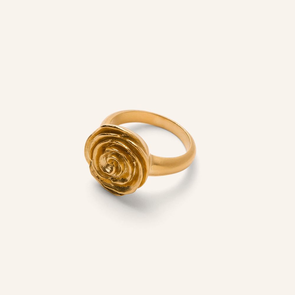 Pernille Corydon - Rose ring forgyldt - Model: r-537-gp