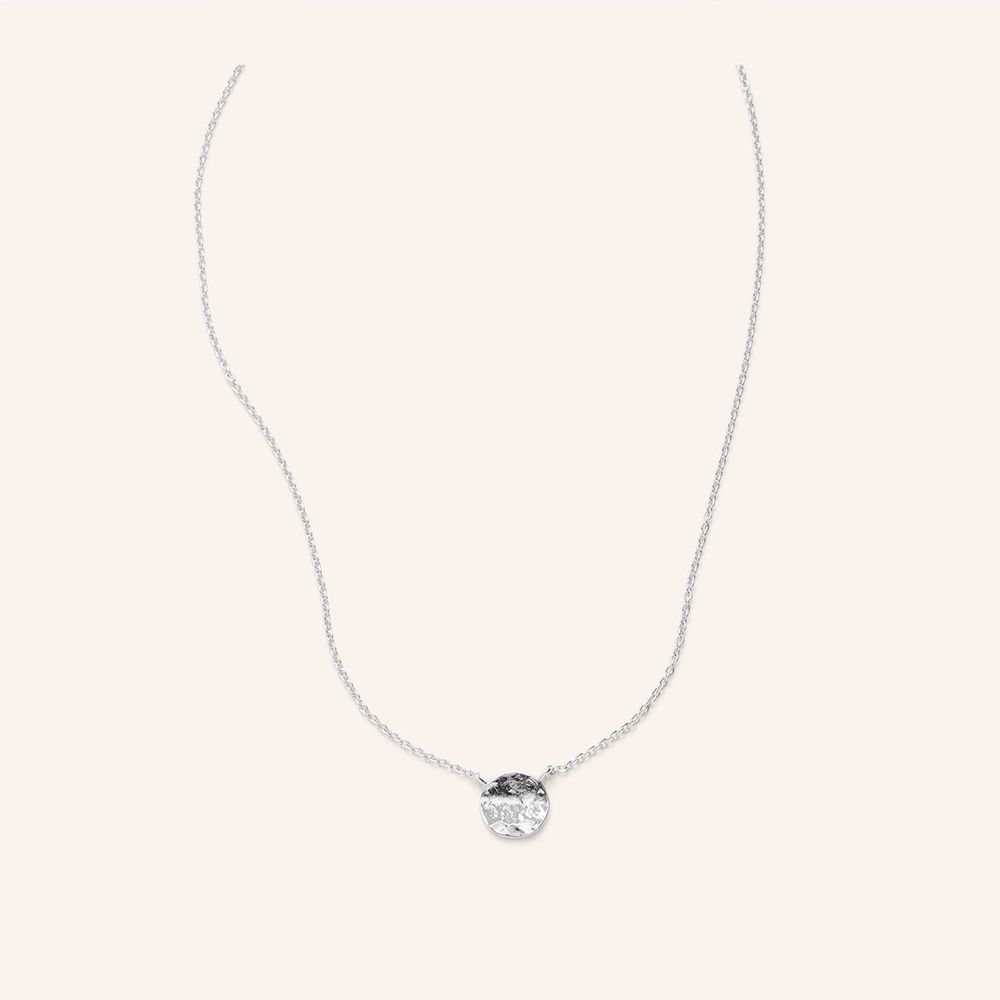 Pernille Corydon - Dot Necklace forsølvet messing 38-45 cm - Model: N-767-bsp