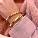 Scrouples - Armring, forgyldt sølv, 5 mm - Model: 695812FG